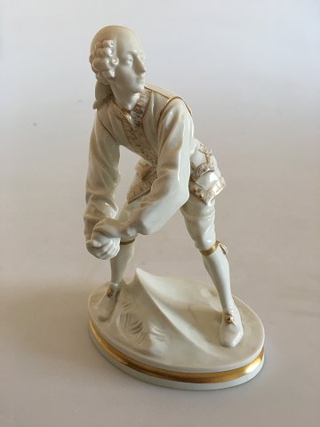 Bing & Grondahl Figurine Lackey without coat throwing a snowball by Hans Tegner and Jens Jacob Bregnø No 8026