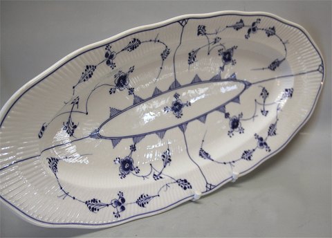 Blue Fluted Danish Porcelain105-1 Long Narrow fish platter 60 x 23 cm (389)