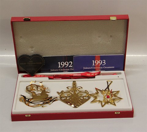 Georg Jensen Annual Christmas Mobiles Set of 3: 1991, 1992 & 1993
