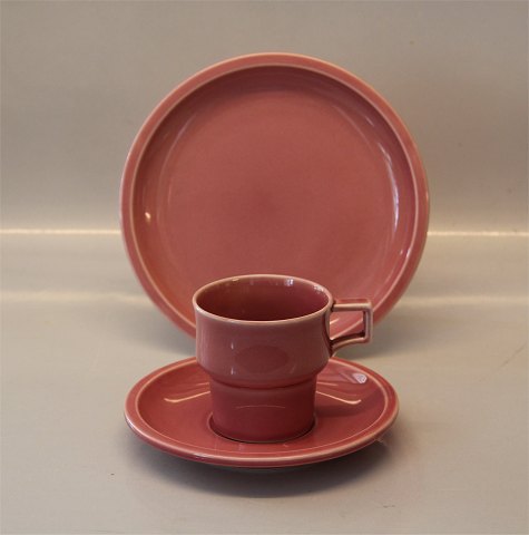 Palet Pink form 38 Bing & Grøndahl Stoneware 618 Tallerken 19 cm(Ingen Kopper)