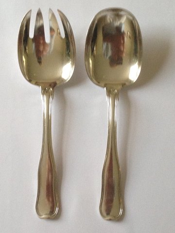 Georg Jensen Sterling Silver Old Danish Salad Set / Serving Set No 115 and No 116