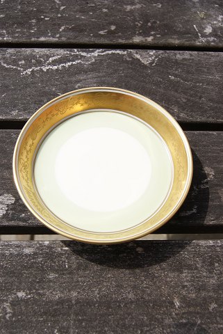 Dagmar with gold Danish porcelain, Glass coasters 9cm