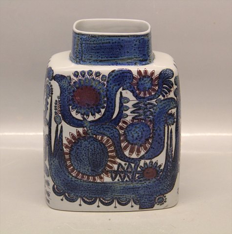 Royal Copenhagen Aluminia Faience 436-3121 Vase 20 x 15 cm Nils Thorsson 1962 , Tenera Berte Jessen BJ
