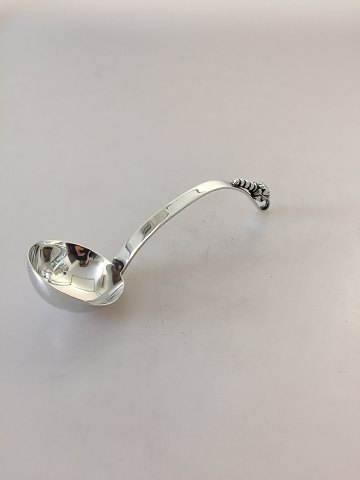 F. Ramirez Sterling Silver Gravy Spoon from Mexico. Made in the Georg Jensen Blossom Style.