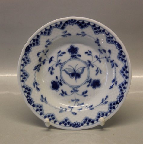 Dickens Blue Fluted with butterfly with half laces 028 a  Cake dish 15,5 cm (306)