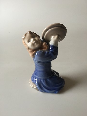Royal Copenhagen Figurine of Girl with Pot Covers No. 3677