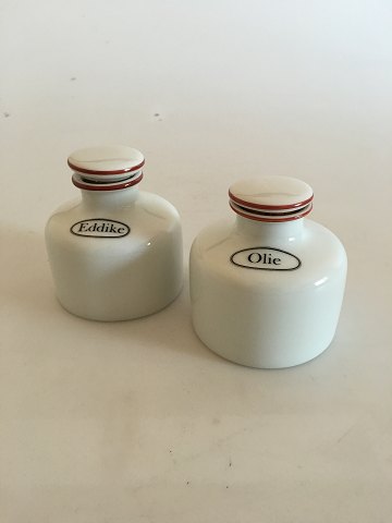 Bing and Grondahl Oil/Vinegar Set No. 373 from the Apothecary Collection