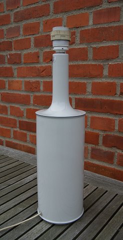 Blåkant fajance. Stor og flot bordlampe 43cm uden fatning