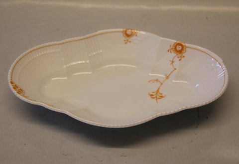 Multi coloured Elements 353-1 Multi coloured Elements dish - Chestnut, 23 cm (1017502) orange Danish Porcelain