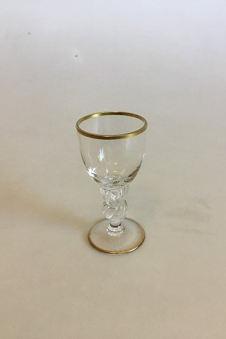 Lyngby Glassworks Seagull Schnaps Glass without engraving