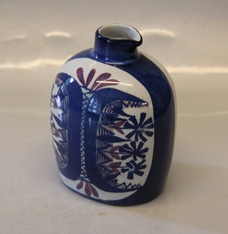 Aluminia Tenera kunstfajance 153-2918 Flakon 13 cm af N.th. 1960 Dekoration Marianne Johnson Tenera