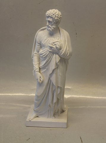 Thorvaldsen Bisquit 20 Royal Copenhagen Apostlen Petrus uden sit symbol: Nøglen 33 cm