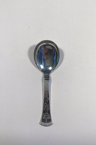 Orkide/Orchid Silver Sugar Spoon Horsens Silversmithy