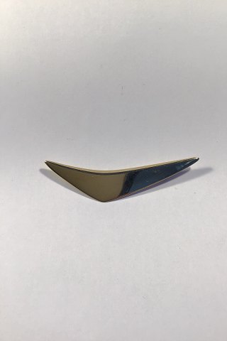 Hans Hansen 14K Gold Brooch No 100