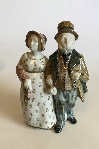 Bing & Grondahl Stoneware Figurine of Citizen Couple No 208