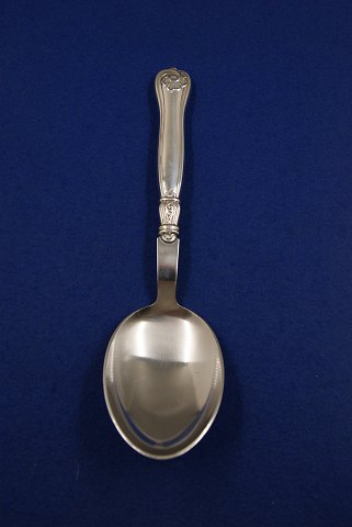 Saksisk Danish silver flatware, serving spoon with stainless steel 23cm