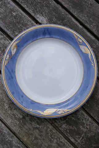 Blå Magnolia porcelæn, sildetallerkener 19cm