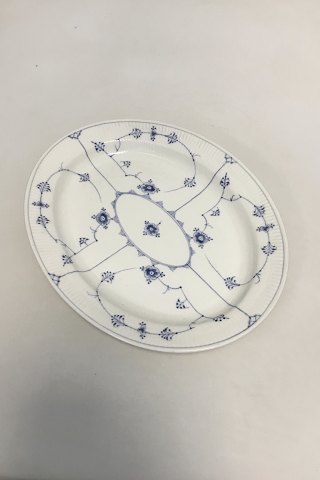 Royal Copenhagen Musselmalet Riflet Fad Nr. 100