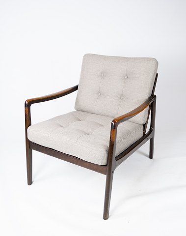 Armchair - Teak - Gray Wool - Kai Kristiansen - 1960
