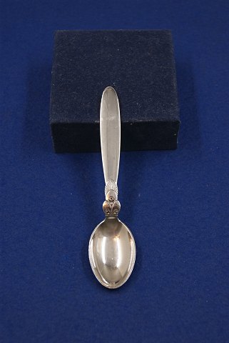 Cactus Georg Jensen dänisch Sterling Silberbesteck, Kaffeelöffel 10,5cm