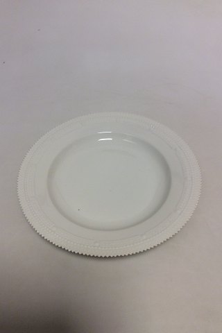 Royal Copenhagen White Flora Danica / Pearl Pattern Dinner Plate No. 3549