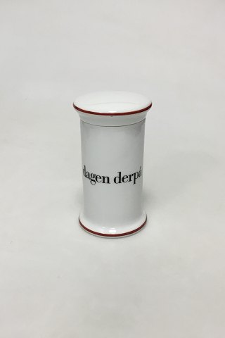 Bing and Grondahl - The day after Spice Jar No. 497 from the Apothecary Collection