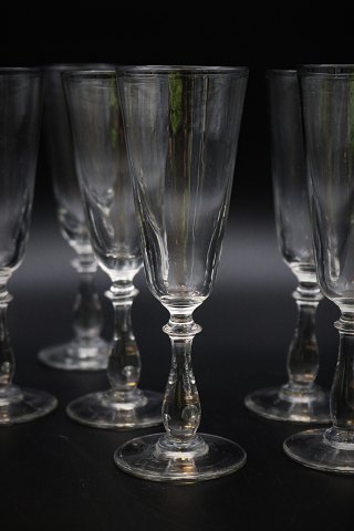 Fine, old champagne flute. 
(8 pcs. in stock)
