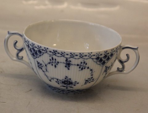 1228-1 Bouillonkop 6.5 x 11 cm + hanke; uden Låg og underkop Royal Copenhagen Musselmalet Helblonde