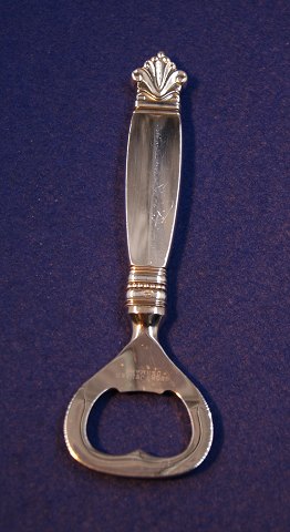 Königin Georg Jensen dänisch Sterling Silberbesteck, Flaschenöffner oder Bieröffner 12cm