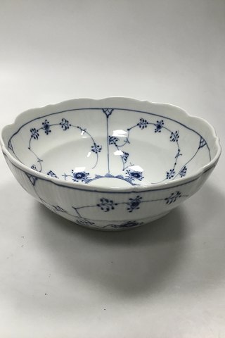 Royal Copenhagen Blue Fluted Plain Salad Bowl No. 191