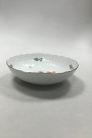 Royal Copenhagen Saksisk Blomst Let Skål No 493/1518