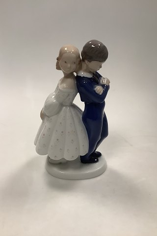Bing and Grondahl Figurine - Hans and Trine / Pardon me No. 2372