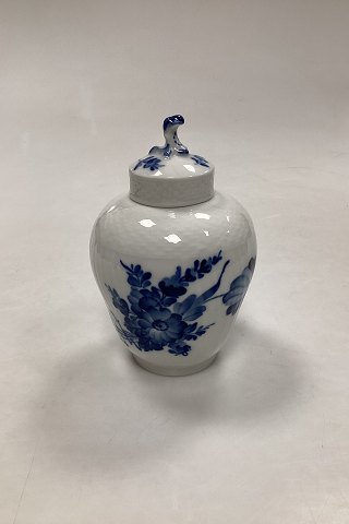 Royal Copenhagen Blue Flower Curved Tea Canister with Lid No. 1684