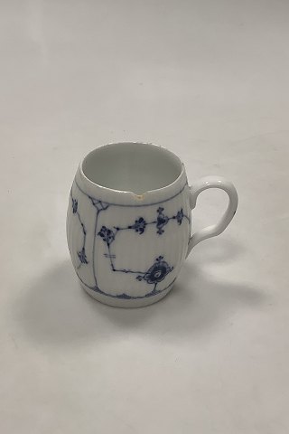 Royal Copenhagen Musselmalet Riflet Sennepskrukke uden låg No. 137