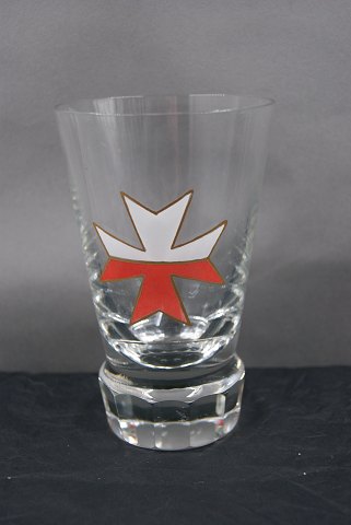 item no: g-Ølglas Malteserkors - 2