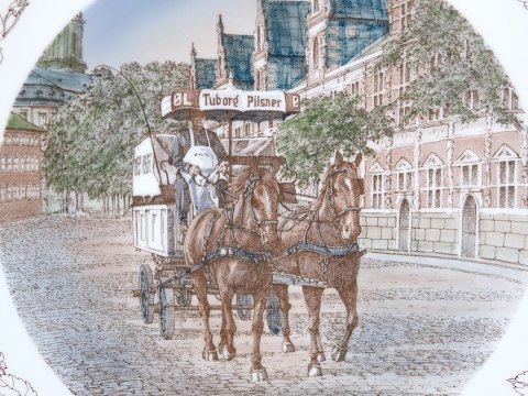 Large Bing & Grøndahl  plate Tuborg Formandsforening