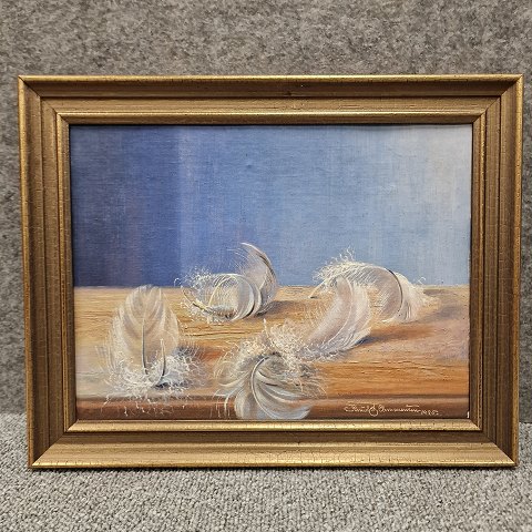 Knud Clemmensen maleriDun på bord