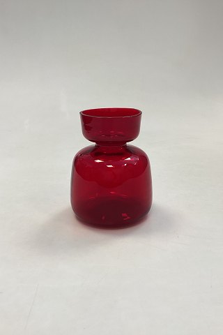 Red Hyacinth Glass Holmegaard / Kastrup /Fyens Glass Works