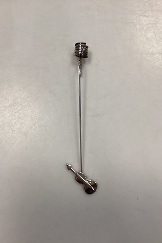 Georg Jensen Golden Christmas Lyseholder - Violin 1995 / Palladium