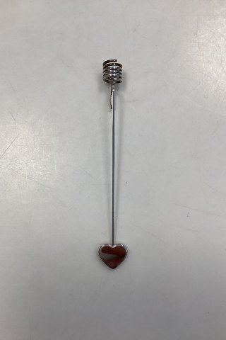 Georg Jensen Golden Christmas Lyseholder - Hjerte 1990 / Palladium