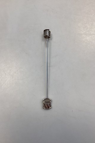 Georg Jensen Golden Christmas Lyseholder - Tromme 1992 / Palladium