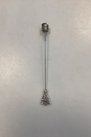 Georg Jensen Golden Christmas Lyseholder - Juletræ 1998 / Palladium