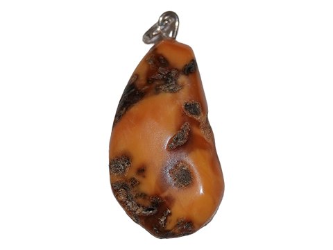 Matte amber pendant