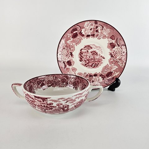 English SceneryBouillon kopRød Paris11,5 cm