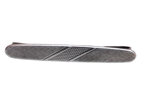 Guldsmedenes indkøbsforening silverTie clip from the 1970
