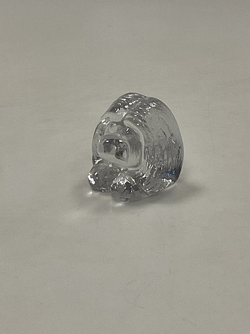 Bergdala Glass Paper Weight of a Dog