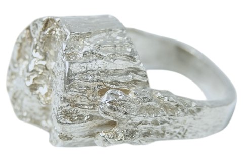 Michelsen sterling silverModern ringby Knud V. Andersen from 1975-1989 - Size 47