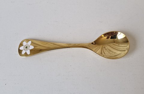 Georg Jensen Russian spoon 1993 in gold-plated sterling silver