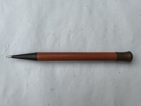 Koralrød Montblanc 53 skrueblyant - LIGNENDE gamle røde PENCIL KØBES