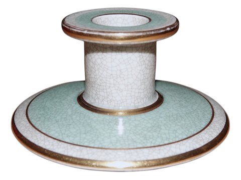 Lyngby
Lav grøn Craquele lysestage